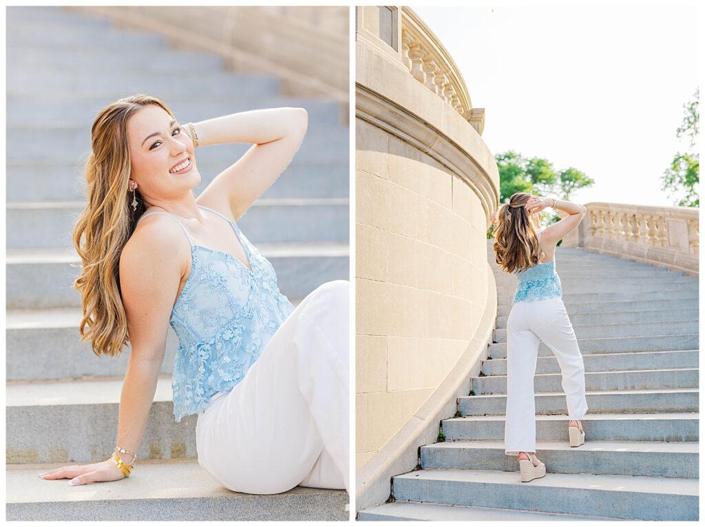 senior pictures in Richmond at The Carillon 