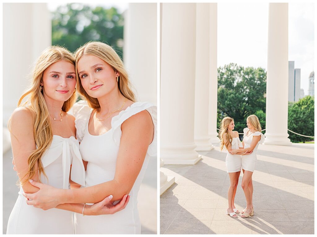 senior photos at the Virginia State Capitol in Richmond