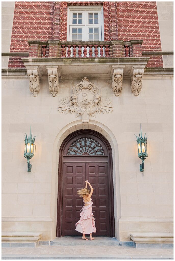 Mady's senior photos at the Carillon