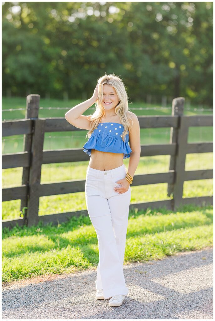 Camdyn's senior photos in Hanover