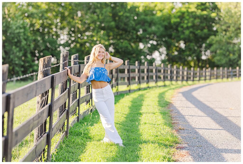 Camdyn's senior photos in Hanover