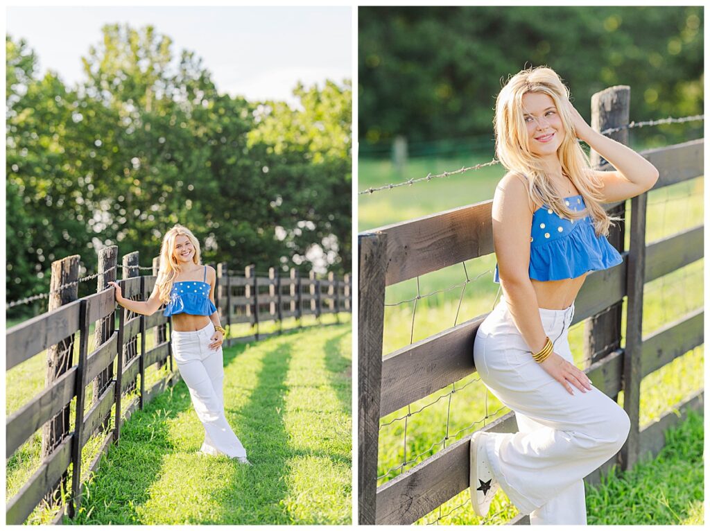 Camdyn's senior photos in Hanover
