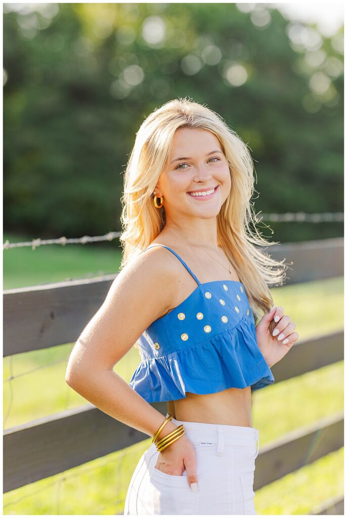 Camdyn's senior photos in Hanover