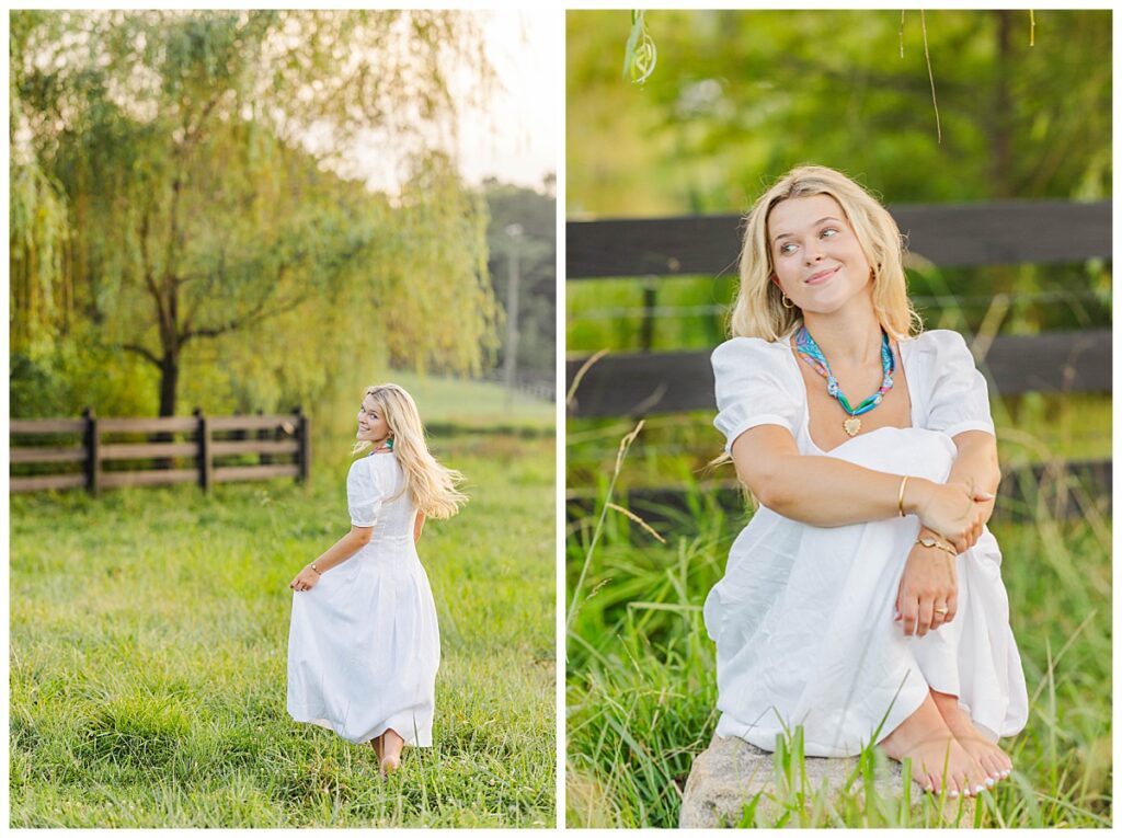 Summer senior photos in Richmond