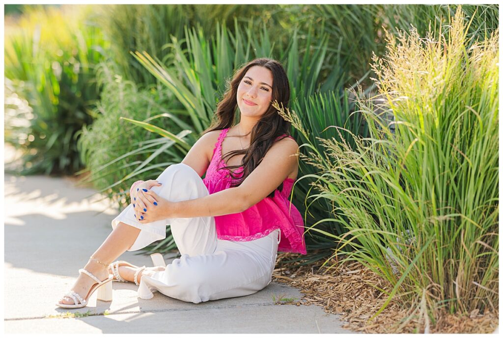 colorful senior session in Virginia Beach | Three Ships Coffee