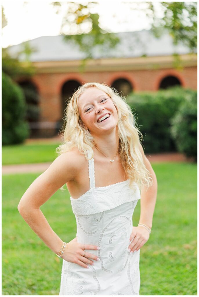 senior photos with golden retriever