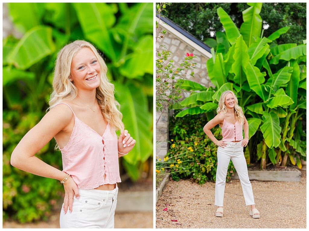 summer senior pictures at Maymont