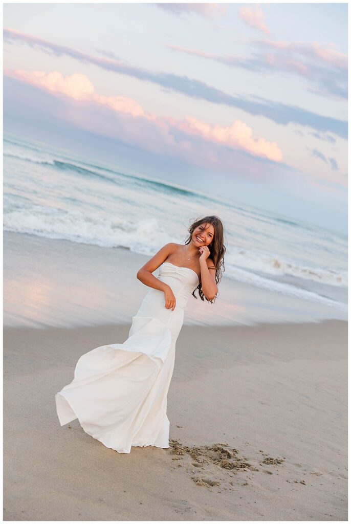 Senior photos at Virginia Beach