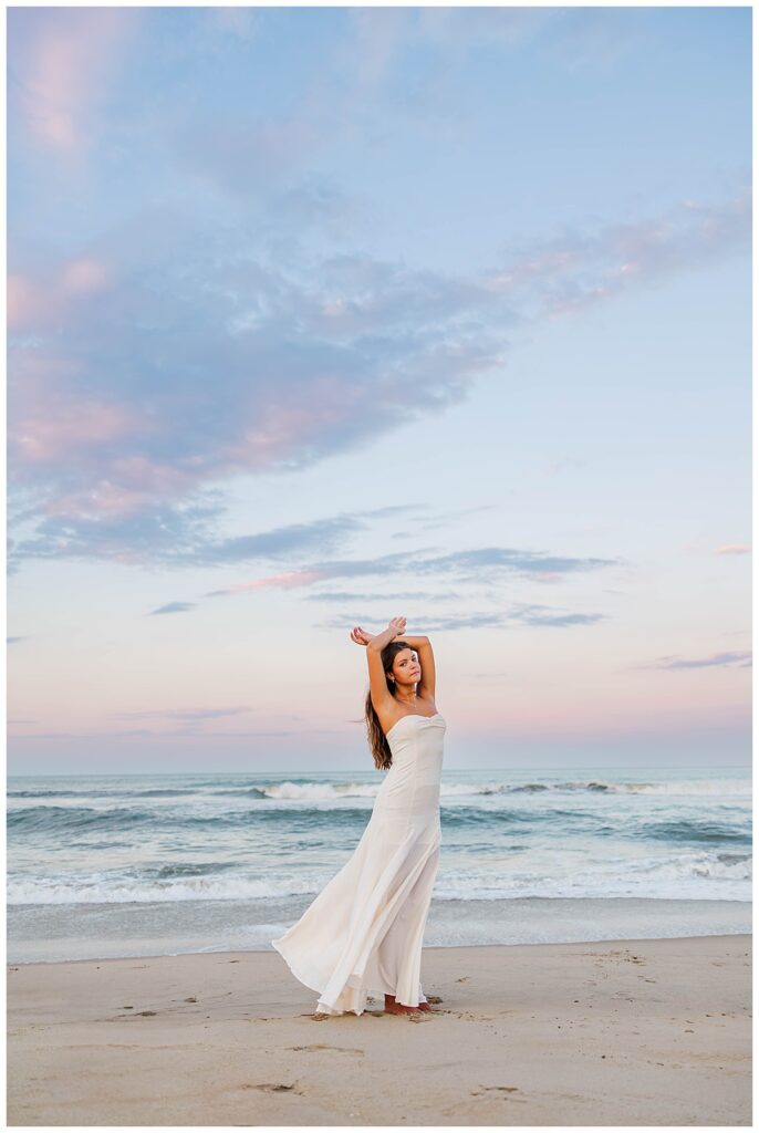 Senior photos at Virginia Beach