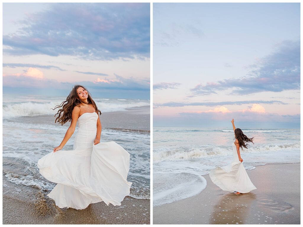 Senior photos at Virginia Beach