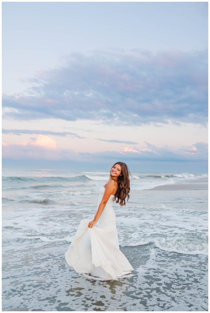 Senior photos at Virginia Beach