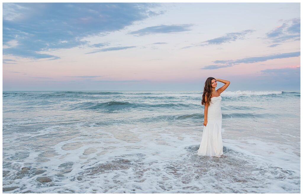 Senior photos at Virginia Beach