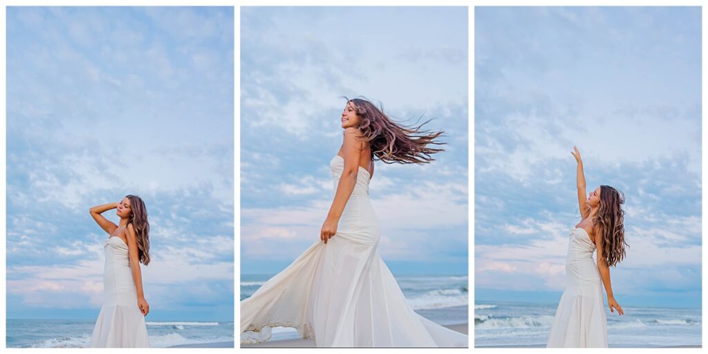 Senior photos at Virginia Beach