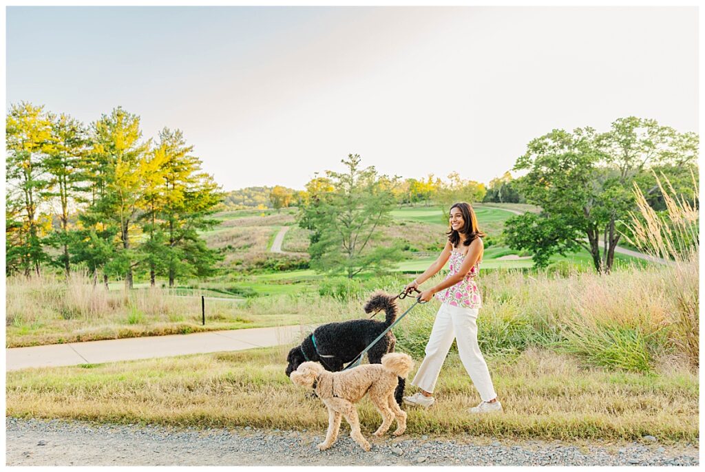Fall senior photos in Charlottesville