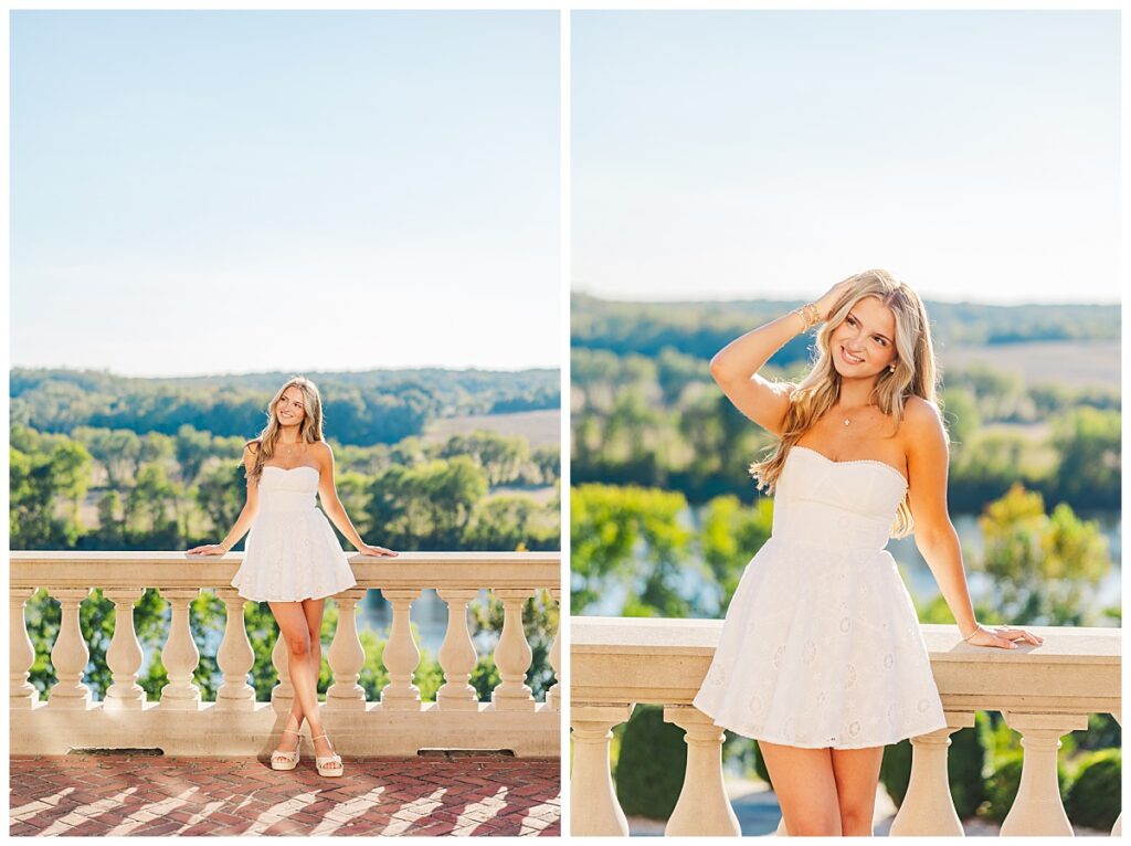 Senior photos at the Estate at River Run