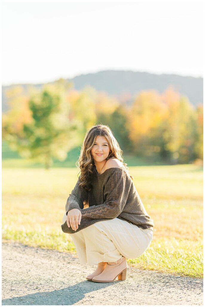 Fall senior sessions in Virginia