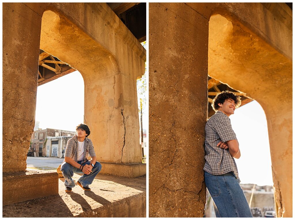 Boy senior photos in Richmond, VA