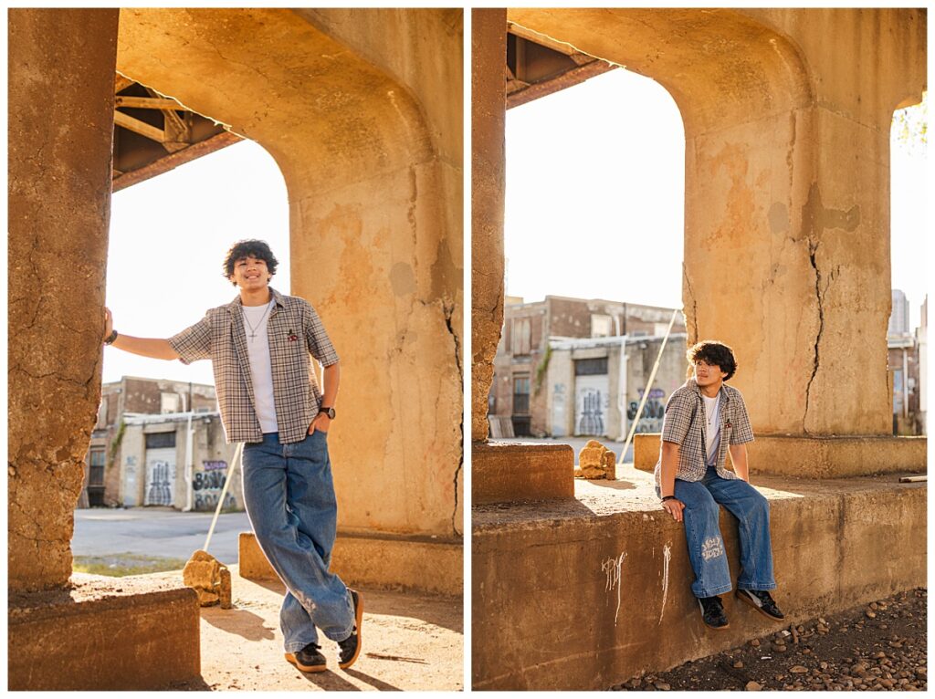 Boy senior photos in Richmond, VA