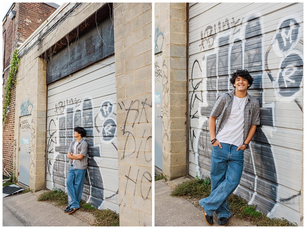 Boy senior photos in Richmond, VA